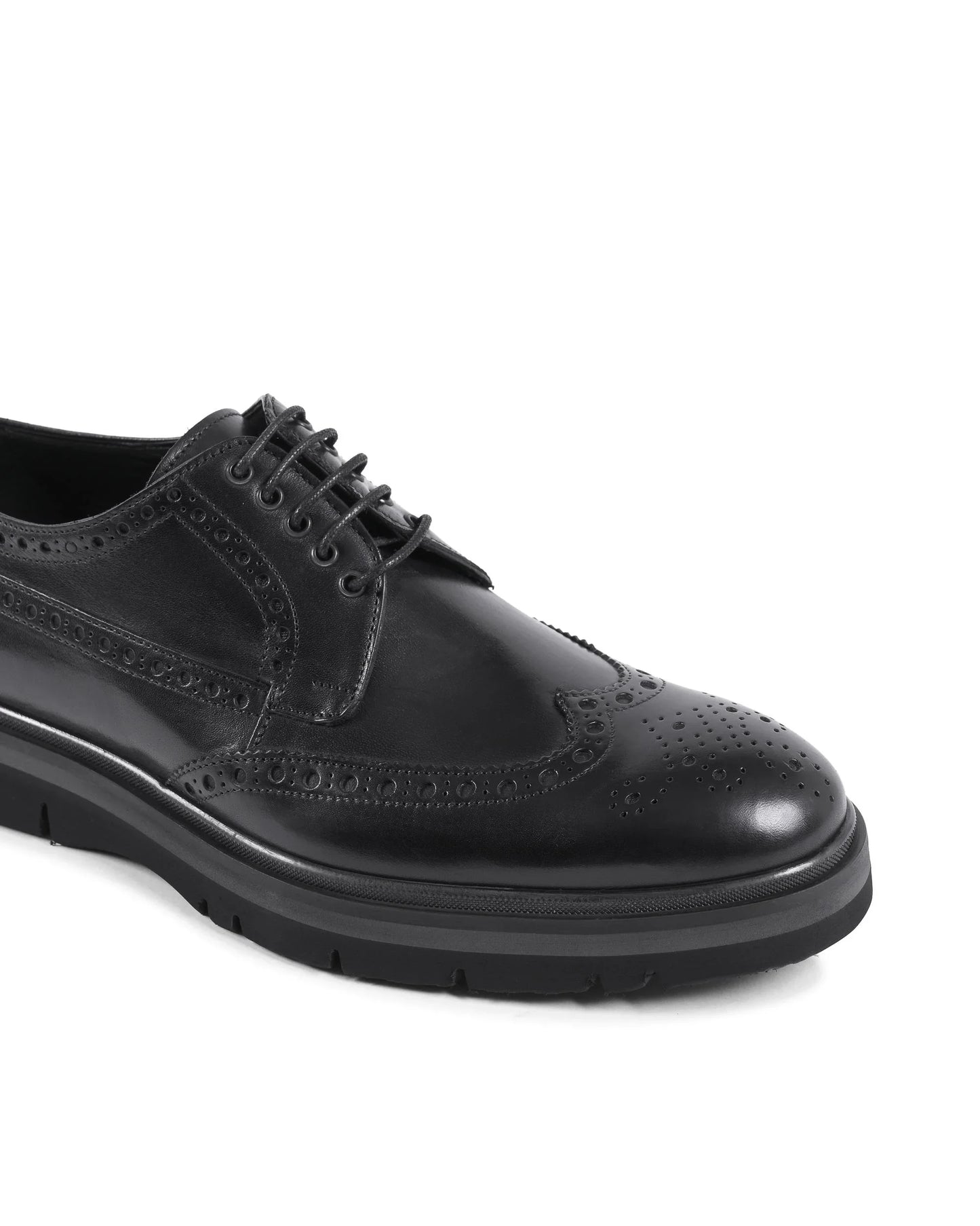 Dee Ocleppo Mens Brogue Shoes EB138 VITELLO NERO - Which Mark