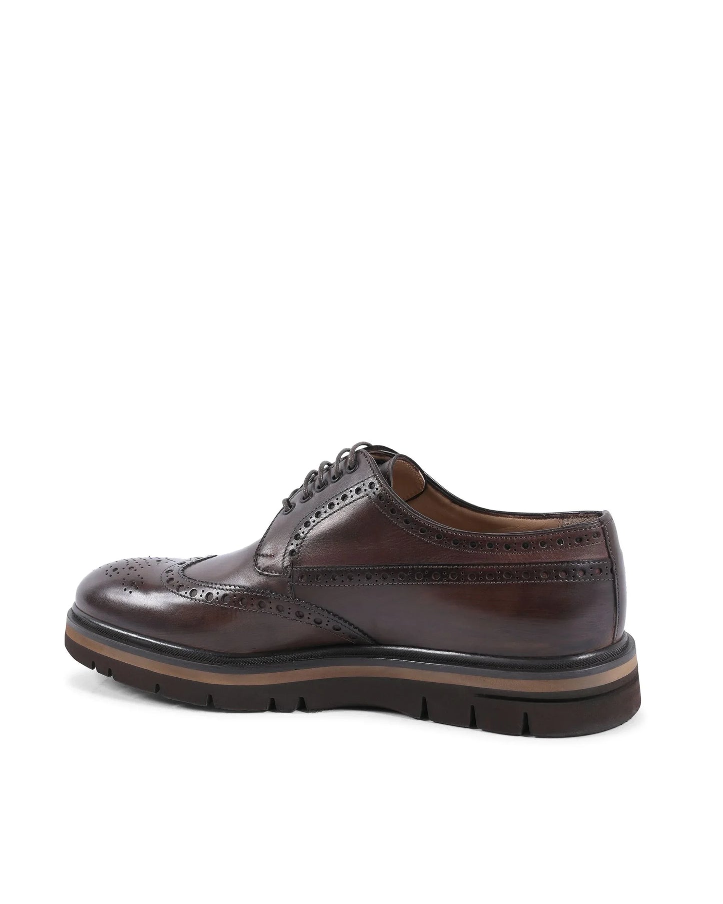 Dee Ocleppo Mens Brogue Shoes EB138 VITELLO CACAO - Which Mark