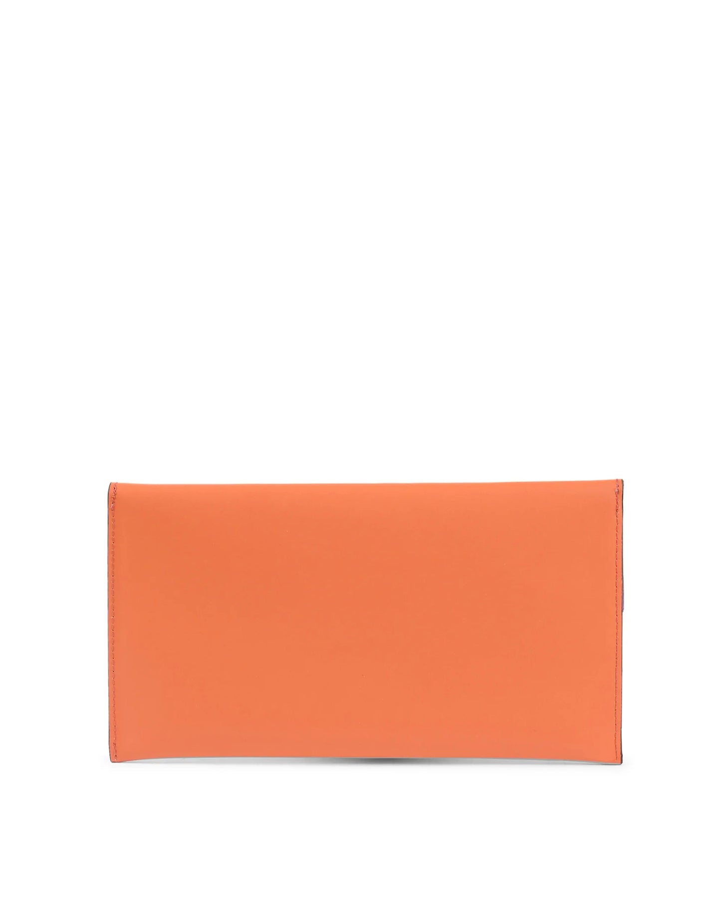 Leather Envelope Clutch Orange - Which Mark