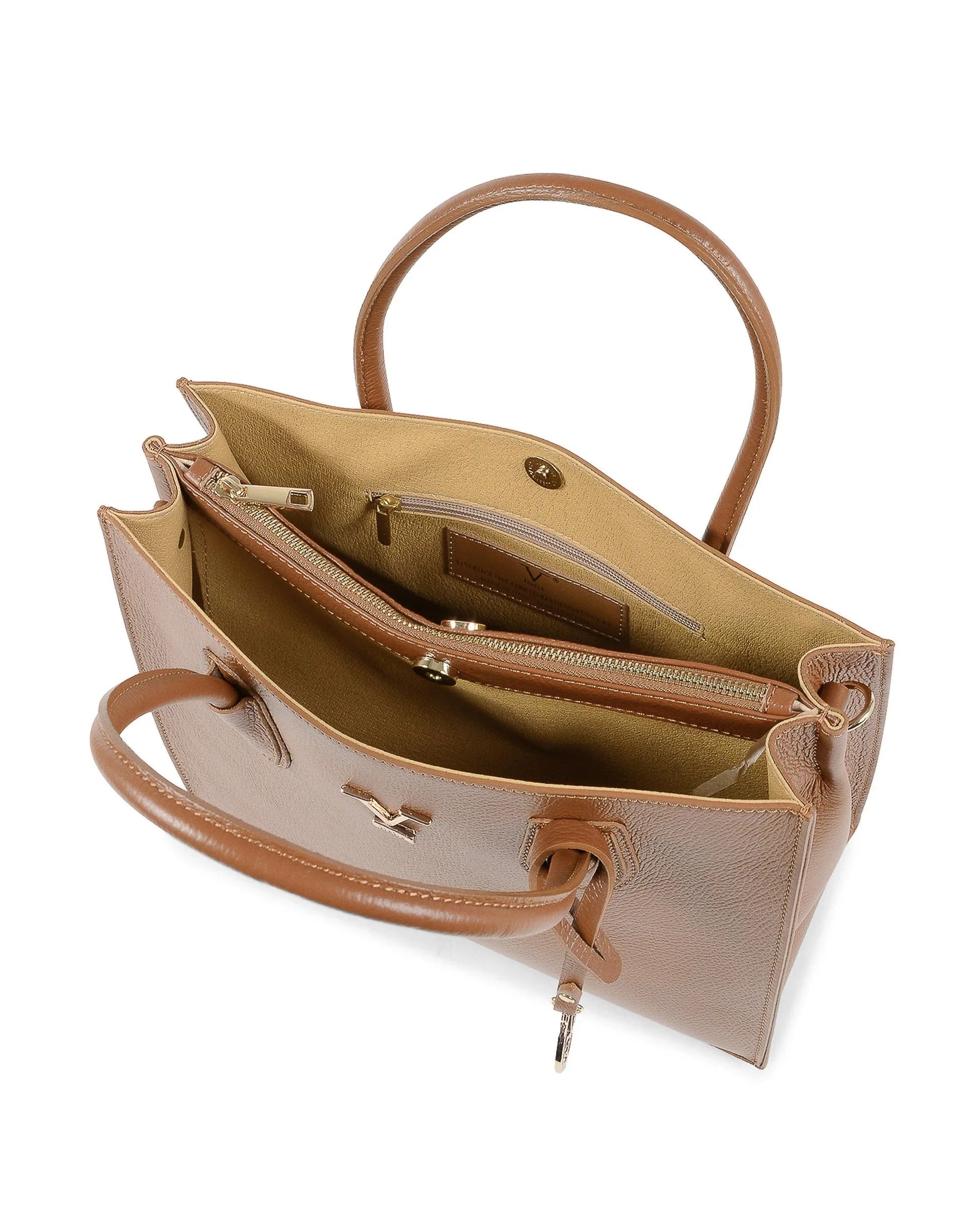 V Italia Womens Handbag BE10275 52 DOLLARO CARAMELLO - Which Mark