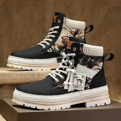 Autumn And Winter High-top Designer Comfy Shoes Men - Which Mark