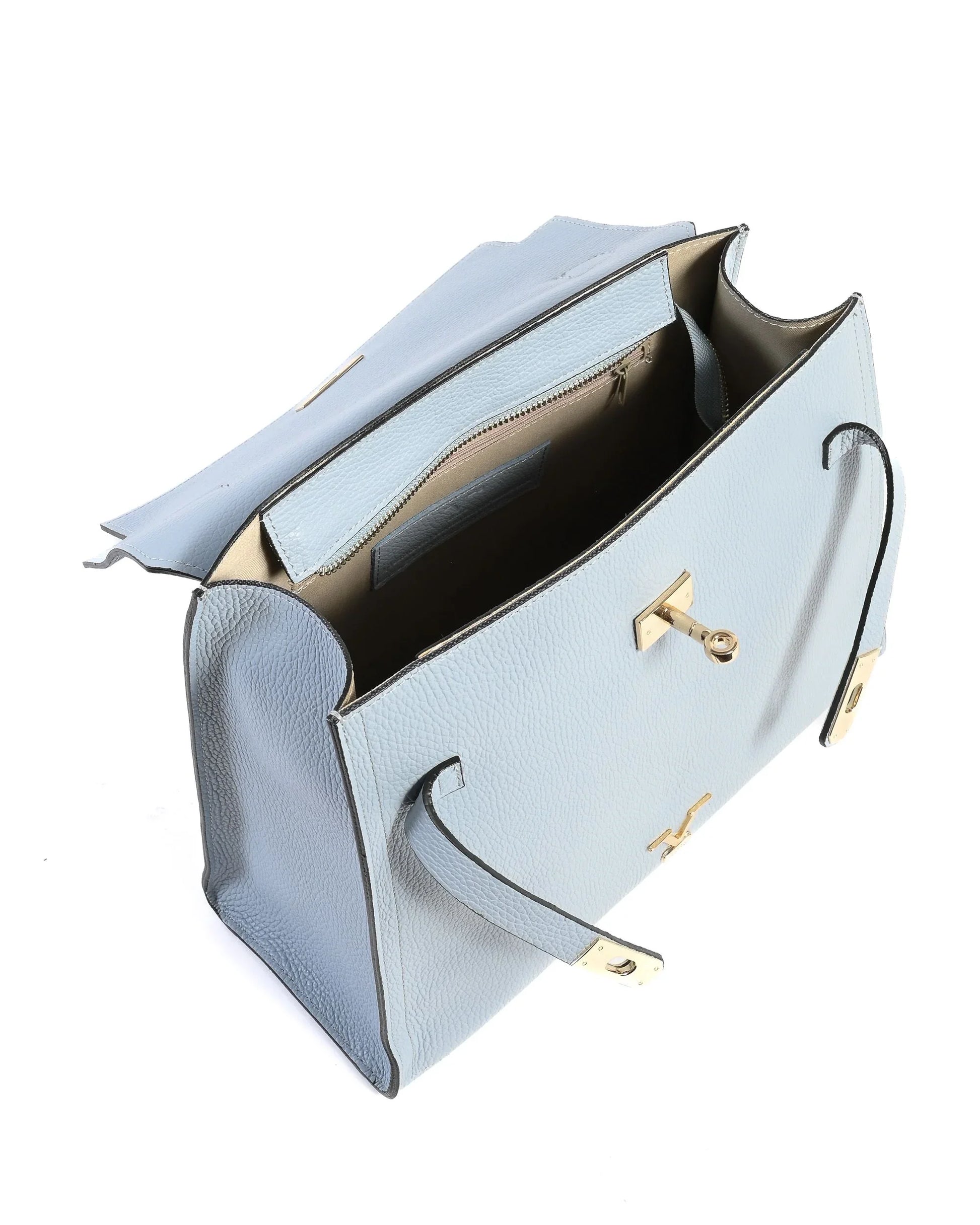 V Italia Womens Handbag Light Blue BG12010 DOLLARO AZZURRO - Which Mark