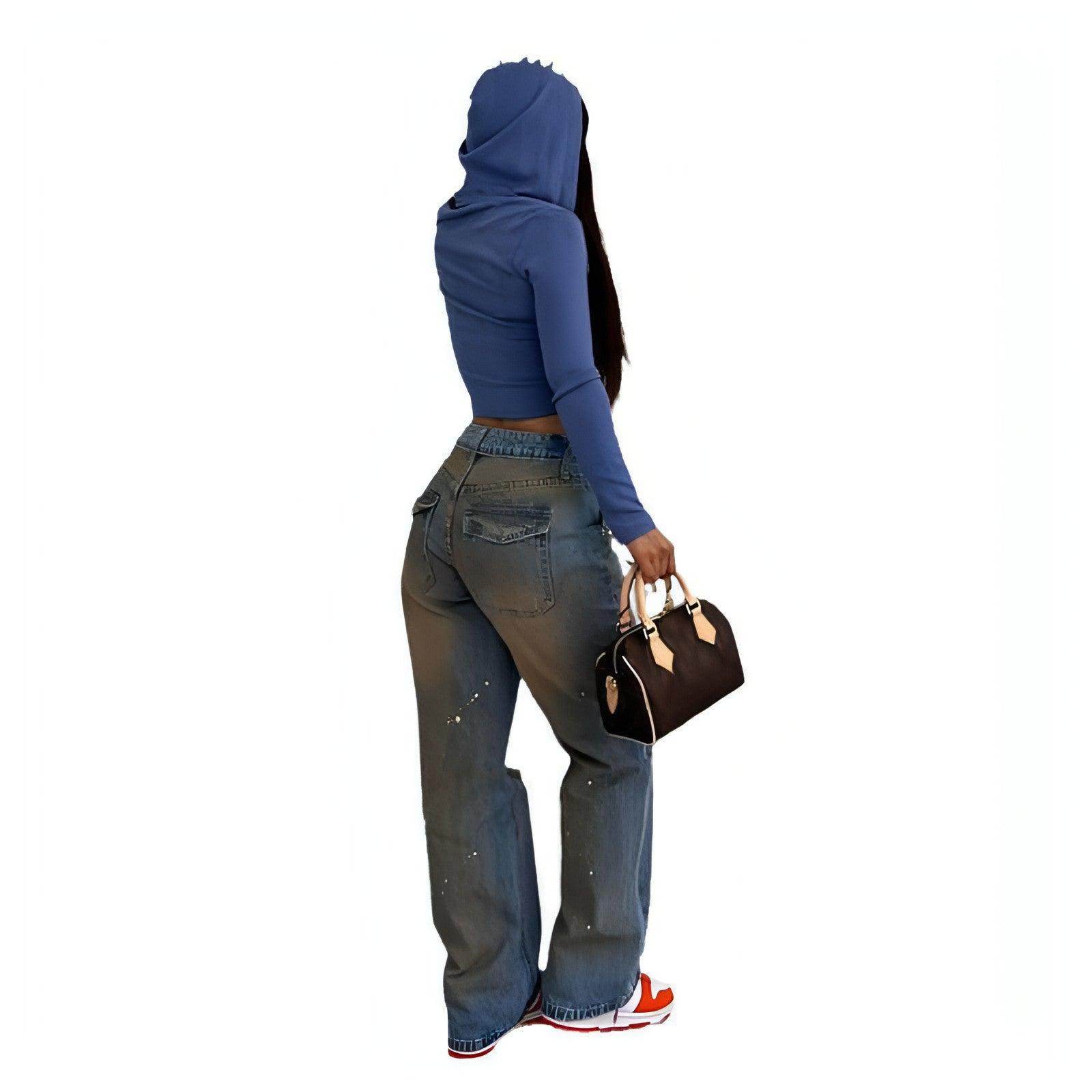 UrbanEase™ – Loose High Waist Street Jeans - Which Mark