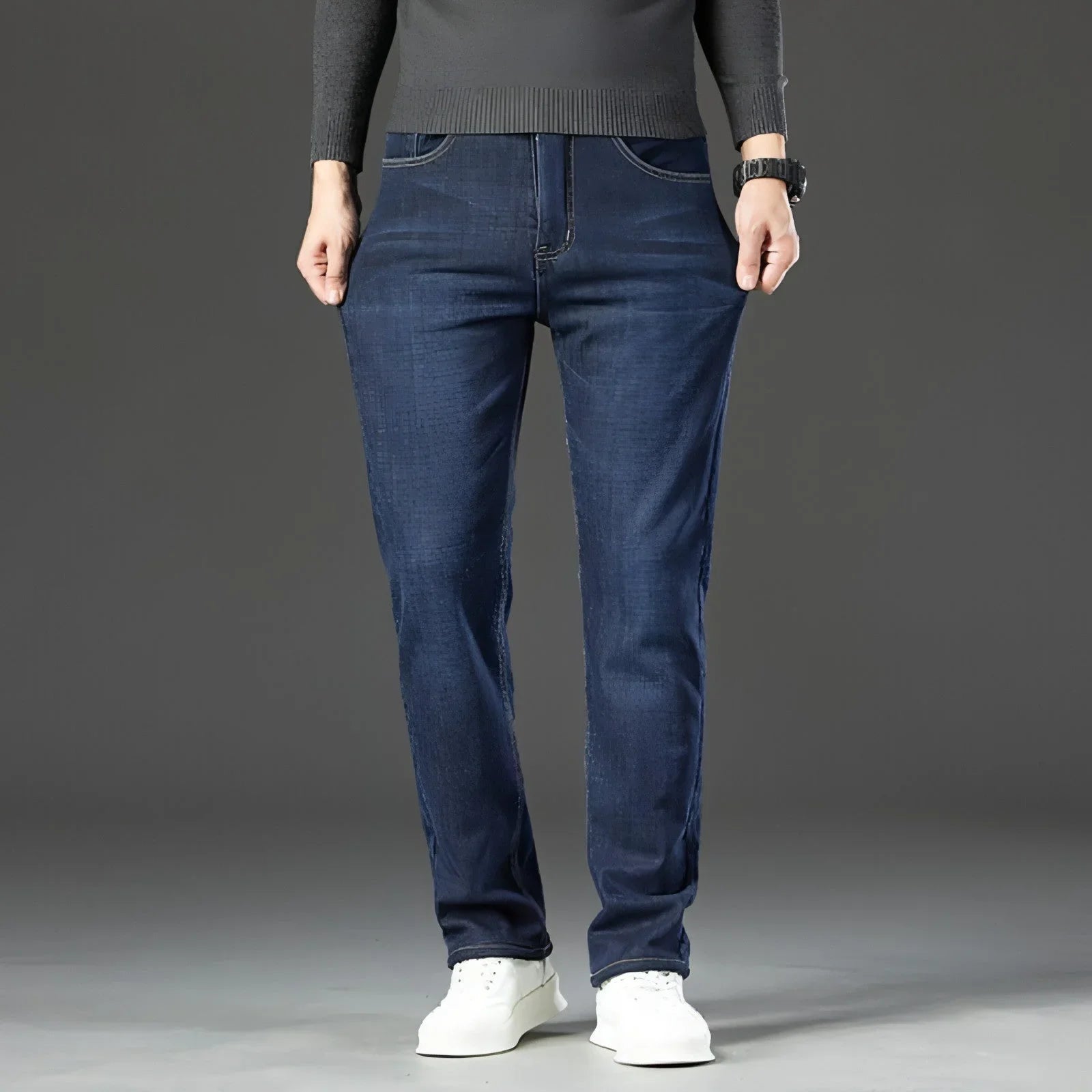 UrbanEase™ Fleece Lined Padded Warm Keeping Jeans For Men - Which Mark