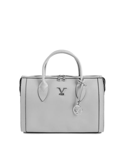 V Italia Womens Handbag Grey V014-S SAFFIANO GRIGIO - Which Mark