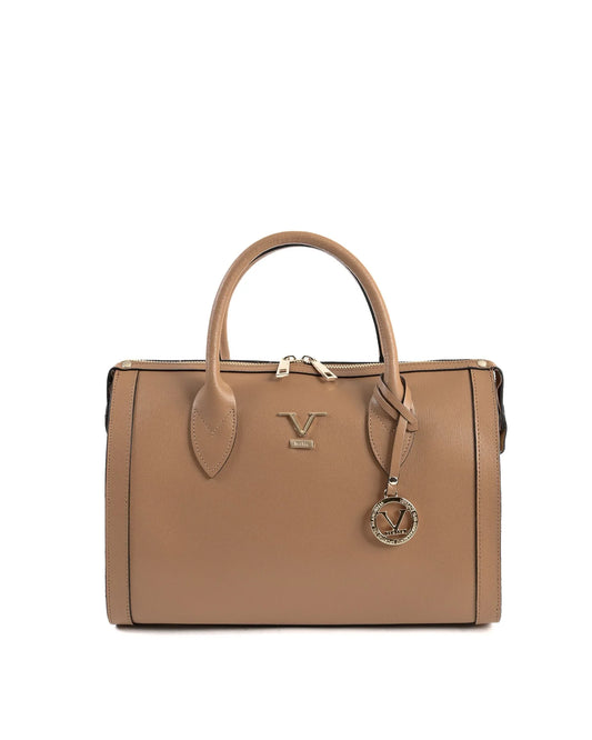 V Italia Womens Handbag Tan V014-G SAFFIANO CUOIO CHIARO - Which Mark