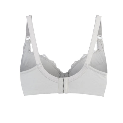 Mercury - Lace Silk & Organic Cotton Plunge Bra - Which Mark