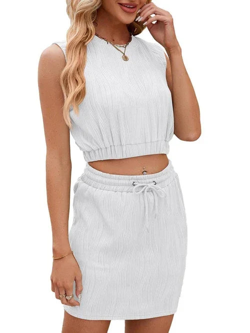 Wave Pattern Design Suit Women Set - Which Mark
