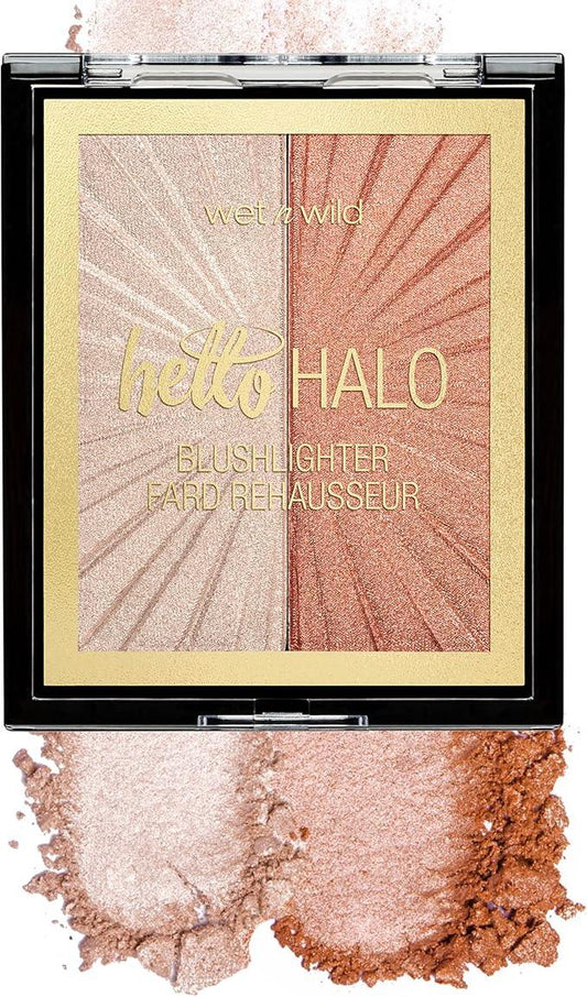 Wet n Wild Mega Glo Hello Halo Blushlighter - Highlight bling, 10 Grams - Which Mark