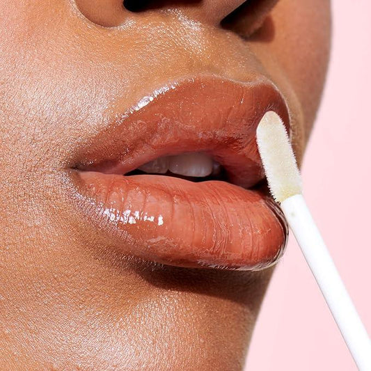 e.l.f. Lip Lacquer, Nourishing, Non-Sticky Ultra-Shine Lip Gloss With Sheer colour, Infused With Vitamins A & E, Vegan & Cruelty-Free, Clear - Which Mark
