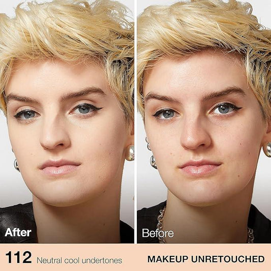 Maybelline New York Fit Me Matte + Poreless Foundation Makeup, Ultra-Lightweight Formula Controls Shine, for Normal to Oily Skin, Natural Ivory, 112, 30 ml - Which Mark