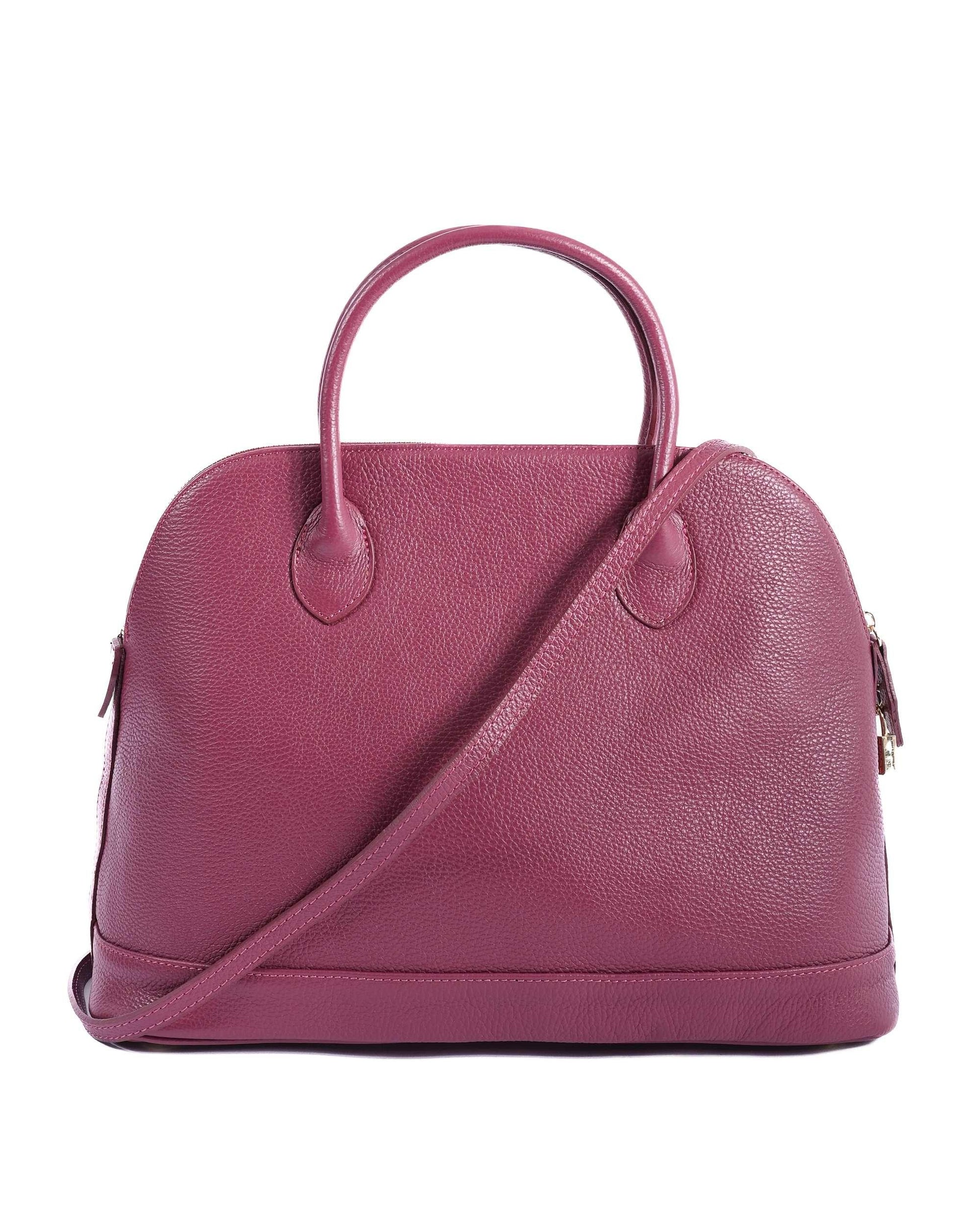 V Italia Womens Handbag Raspberry BC10880 DOLLARO PRUGNA - Which Mark