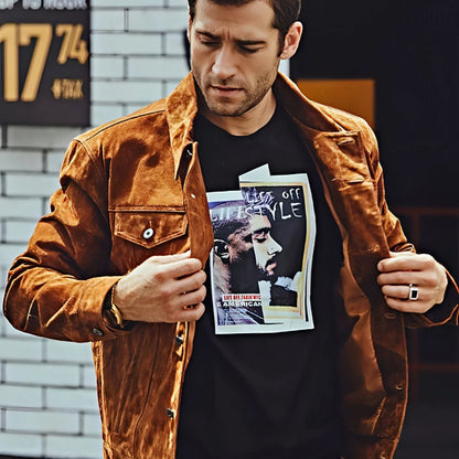 Leather Biker Jacket For Men American - Which Mark