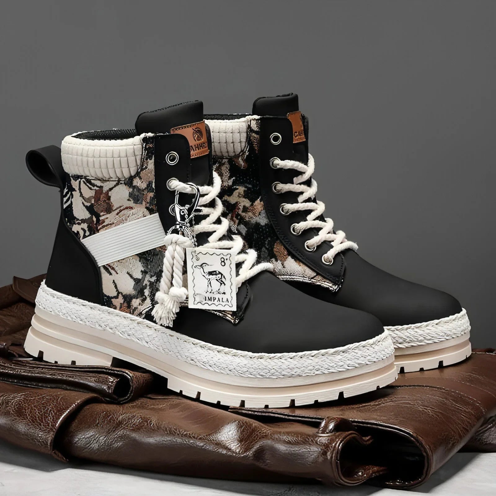 Autumn And Winter High-top Designer Comfy Shoes Men - Which Mark