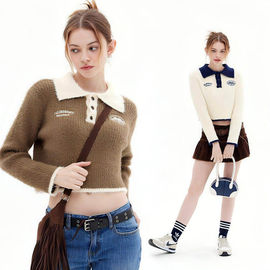 Pure Desire College Style Soft Waxy New Sweater Ins Simple Women - Which Mark