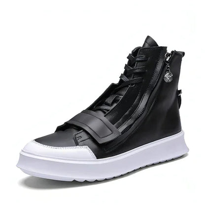 PU leather Men Boots Winter Ankle Boots - Which Mark
