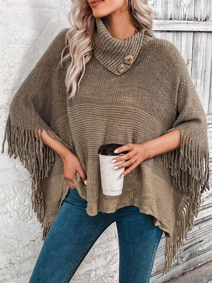 Sweater Lapel Pullover Gradient Women - Which Mark