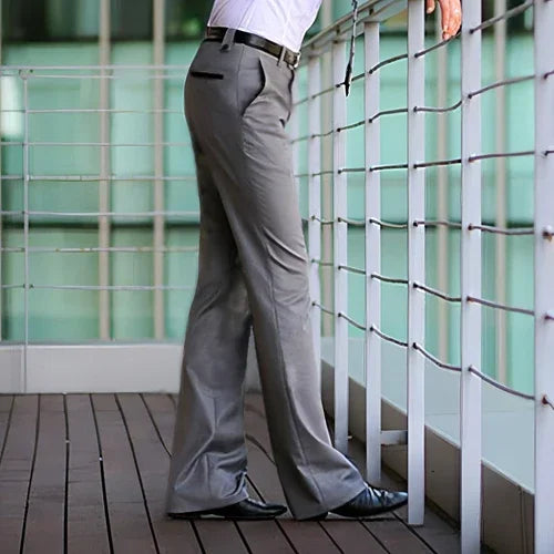 Men's Casual Business Straight Suit Pants (Jeans & Pants) - Which Mark