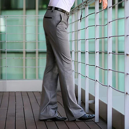 Men's Casual Business Straight Suit Pants (Jeans & Pants) - Which Mark