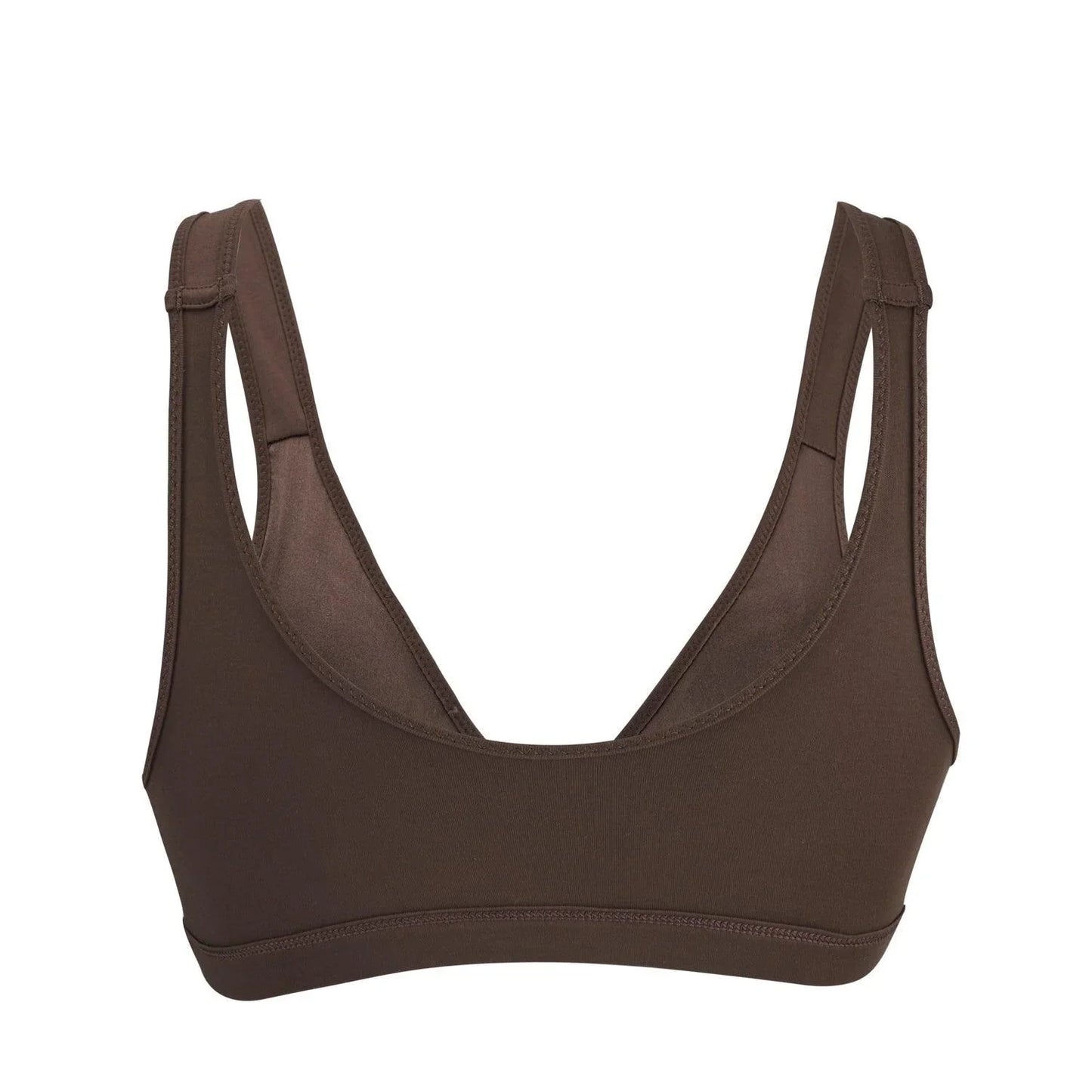 Cocoa - Full Cup Front Closure Silk & Organic Cotton Wireless Bra - Which Mark