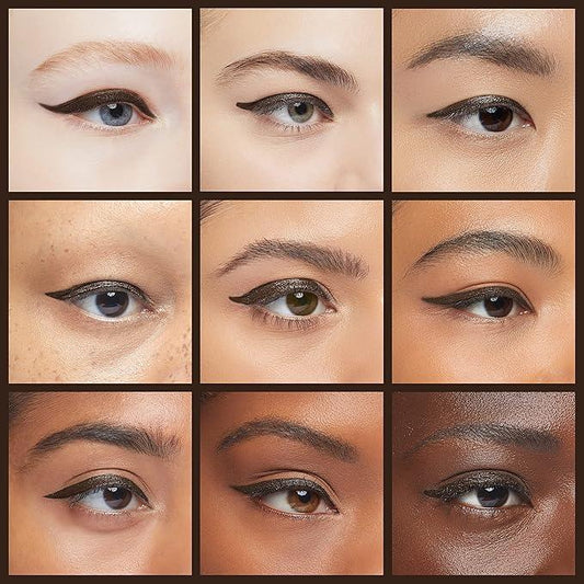 Rimmel London - Exaggerate Waterproof Eye Definer, built-in smudger & sharpener, creamy matte finish, Up to 10H, long-lasting, 100% Cruelty-Free, Rich Brown - 212 (Uncarded) - Which Mark