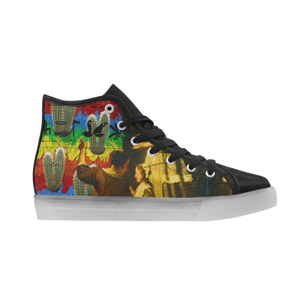 AND THIS, IS THE RAINBOW BRUSH CACTUS. II Light Up Men's Sneakers - Which Mark