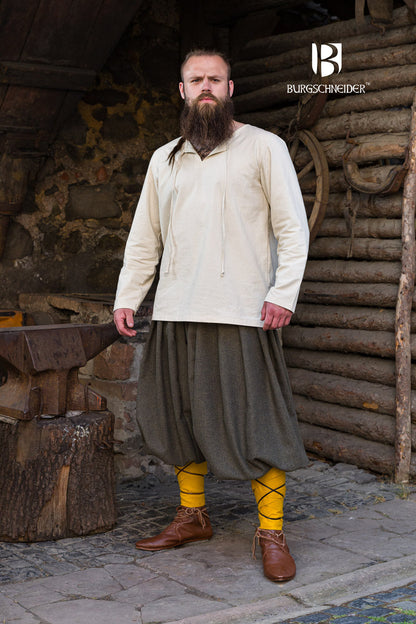 Rus Pants Borys Herringbone Olive/Grey - Which Mark