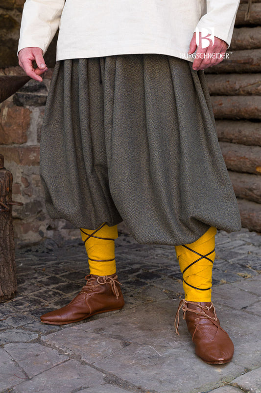Rus Pants Borys Herringbone Olive/Grey - Which Mark