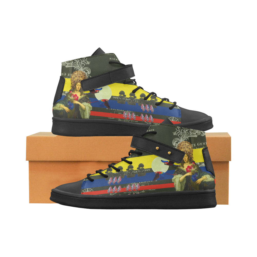 THE FLOWERS OF THE QUEEN Round Toe Women's Shoes - Which Mark