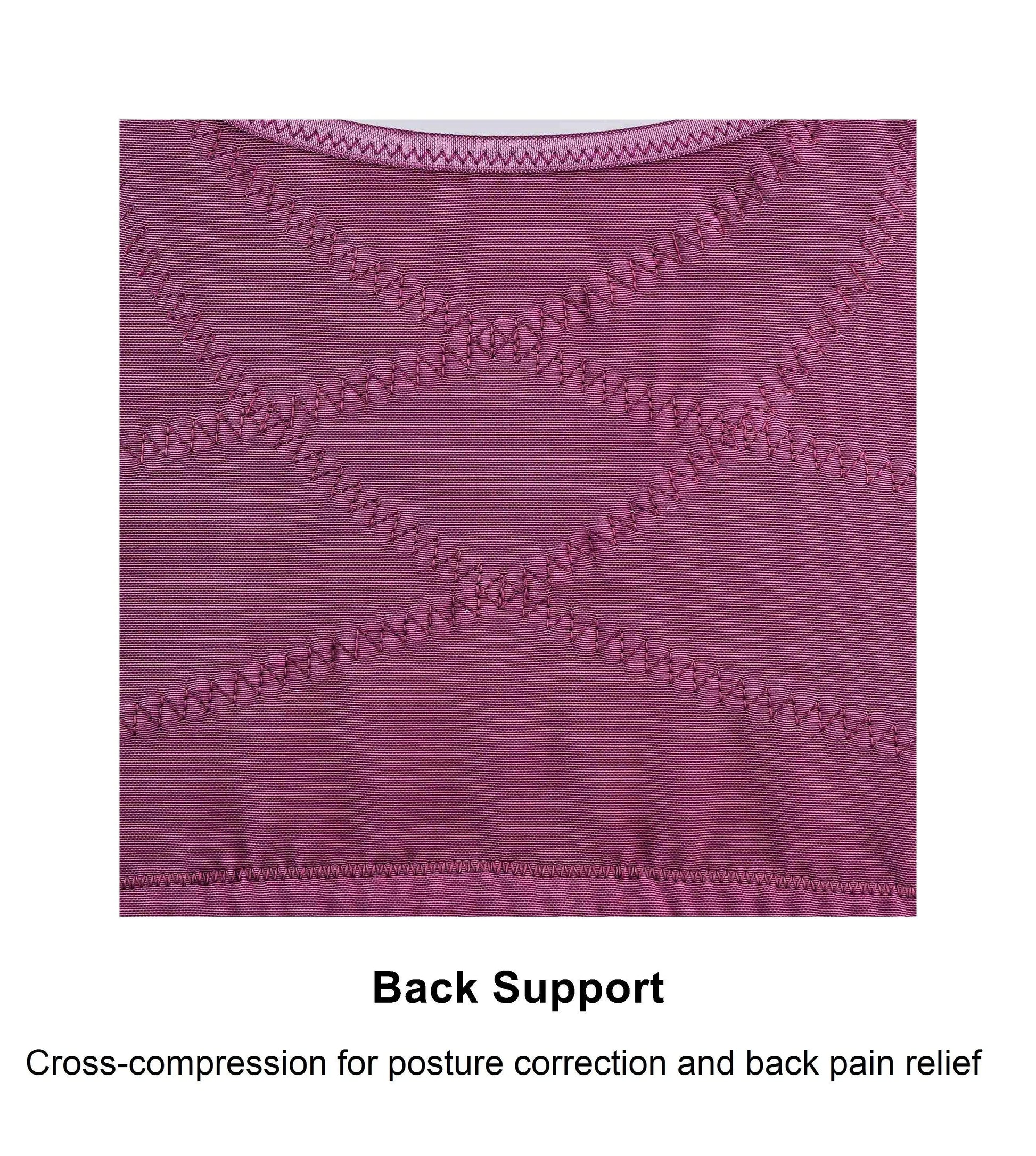 Claret Silk Back Support Cotton Sports Bra (Multiple colors available) - Which Mark
