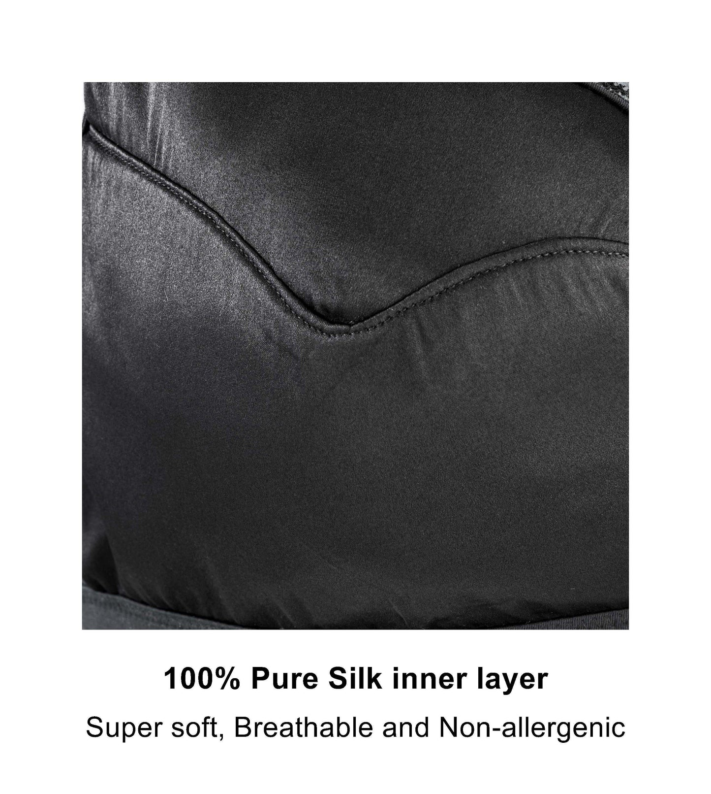 Debbie Lace Organic Cotton & Silk Plunge Bra - Which Mark