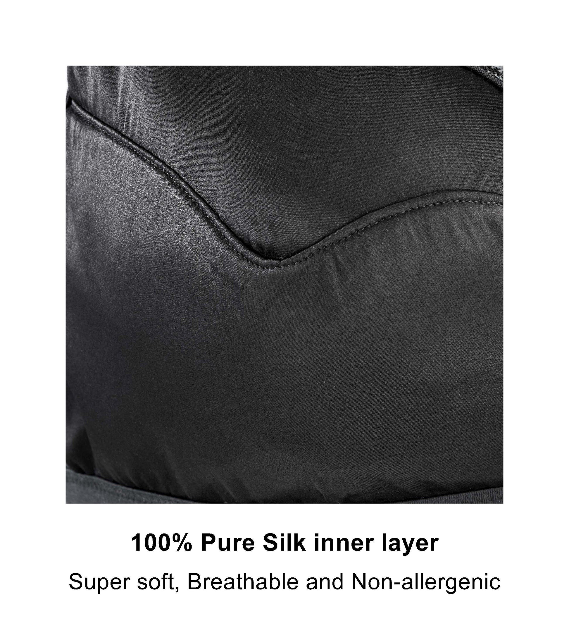 Debbie Lace Organic Cotton & Silk Plunge Bra - Which Mark