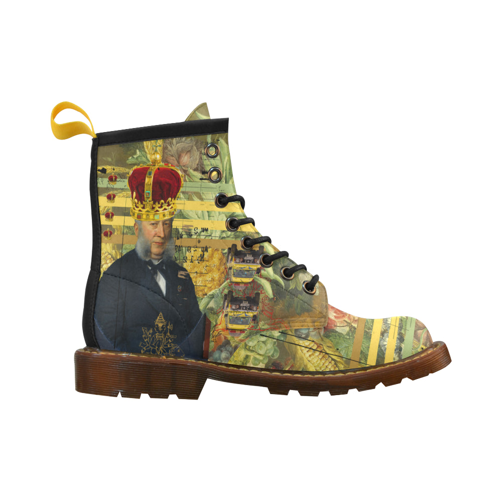 THE FOUR CROWNS Men's Leather High Boots - Which Mark