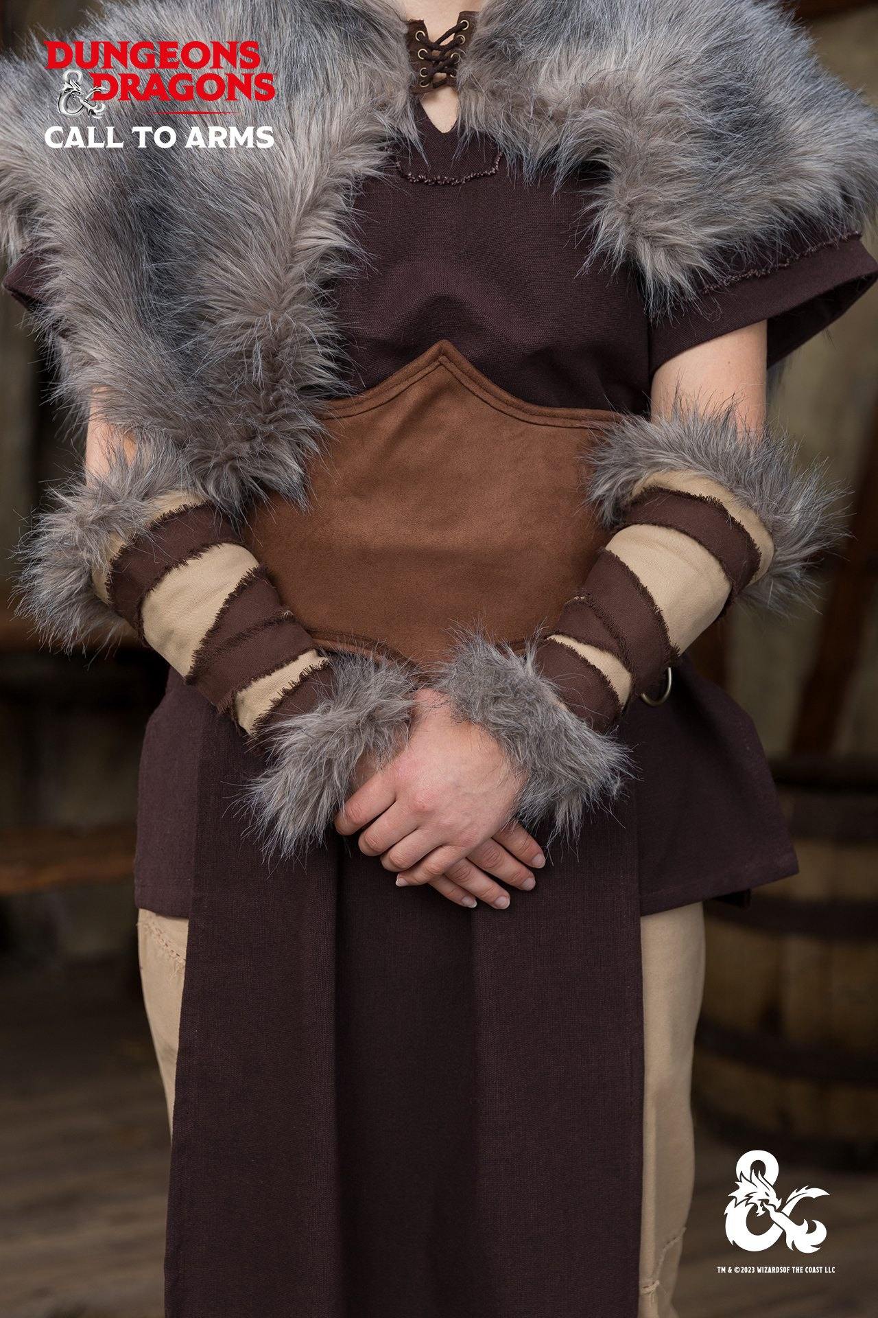 Dungeons & Dragons Barbarian Bracers Hemp/Brown - Which Mark
