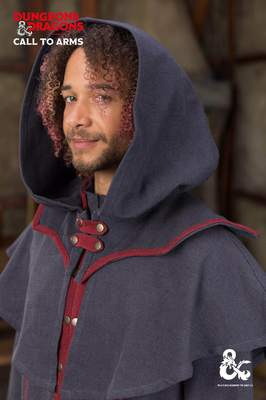 Dungeons & Dragons Warlock Hood Grey/Red - Which Mark