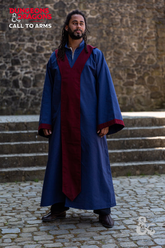 Dungeons & Dragons Wizard Robe Dark Blue/Bordeaux - Which Mark