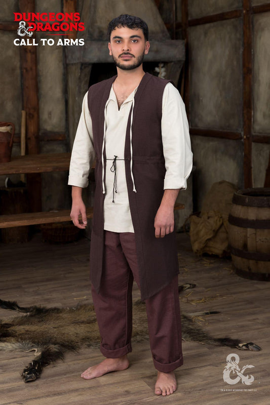 Dungeons & Dragons Druid Long Vest Brown - Which Mark