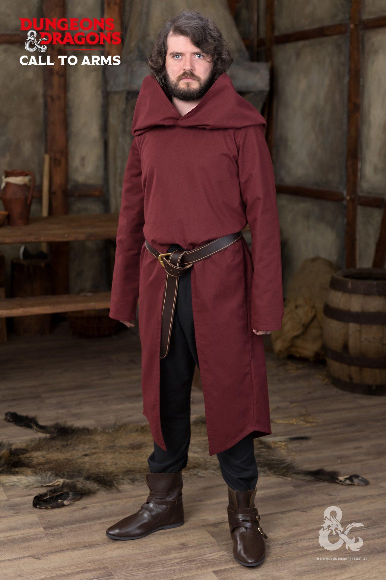 Dungeons & Dragons Paladin Hooded Tunic Bordeaux - Which Mark