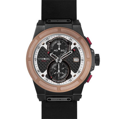 Otto Chrono Black Rose Gold Nato - Which Mark
