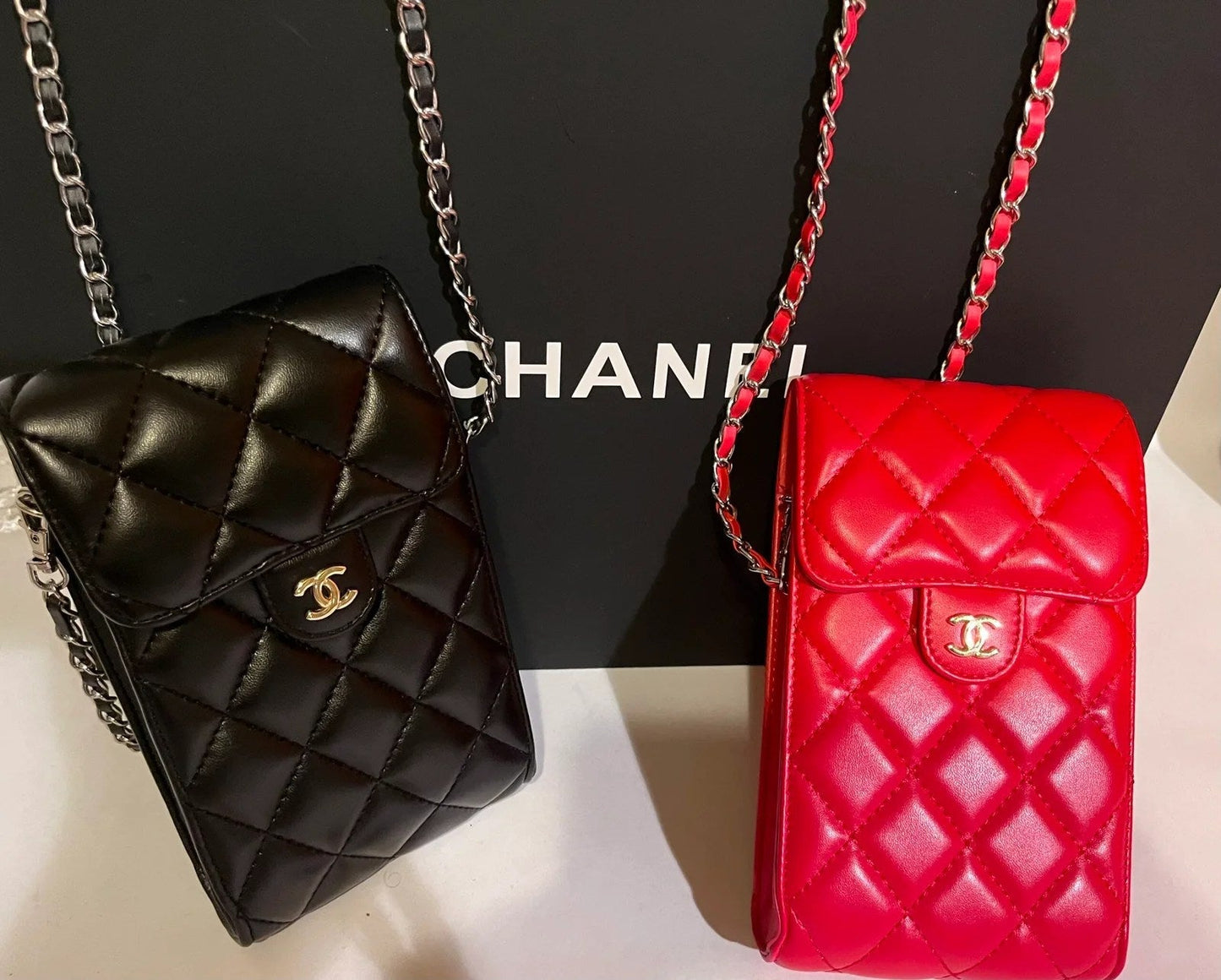 Trendy CC Phone Holder Crossbody Bag - Which Mark