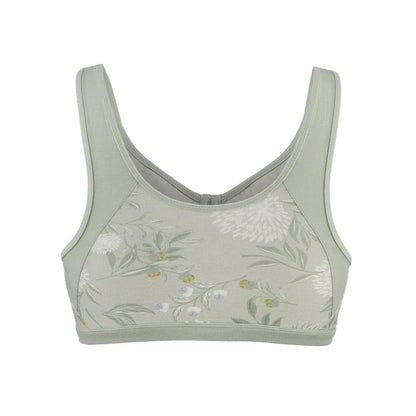 Valentina - Silk Back Support Full Cup Non Wire Organic Cotton Bra - Which Mark