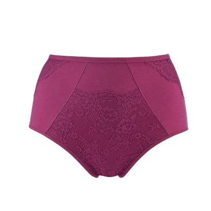 Fuchsia - High Waisted Silk & Organic Cotton Full Brief - Which Mark