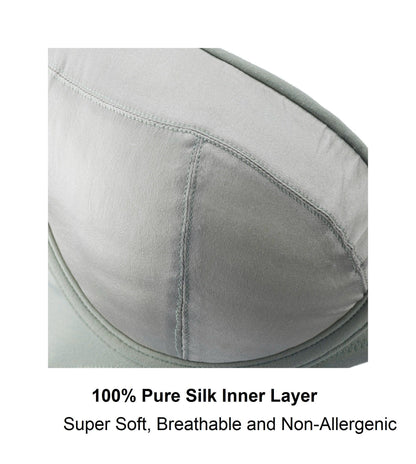 Valentina- Silk & Organic Cotton Underwired Full Cup Support Bra - Which Mark