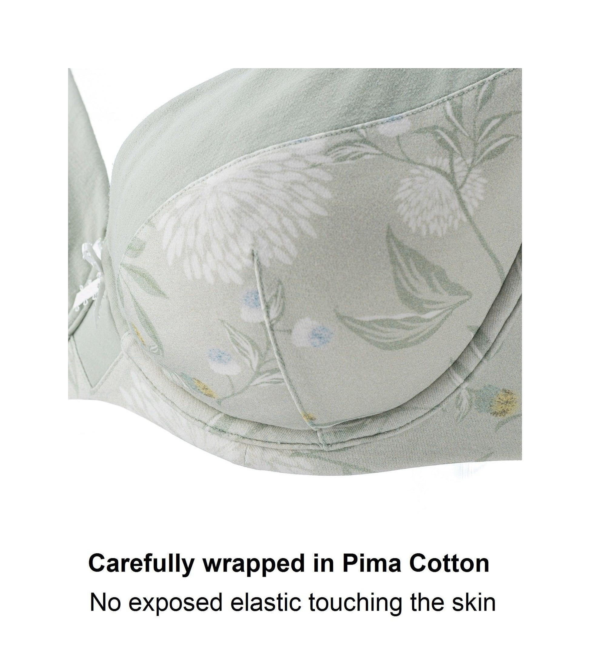 Valentina- Silk & Organic Cotton Underwired Full Cup Support Bra - Which Mark