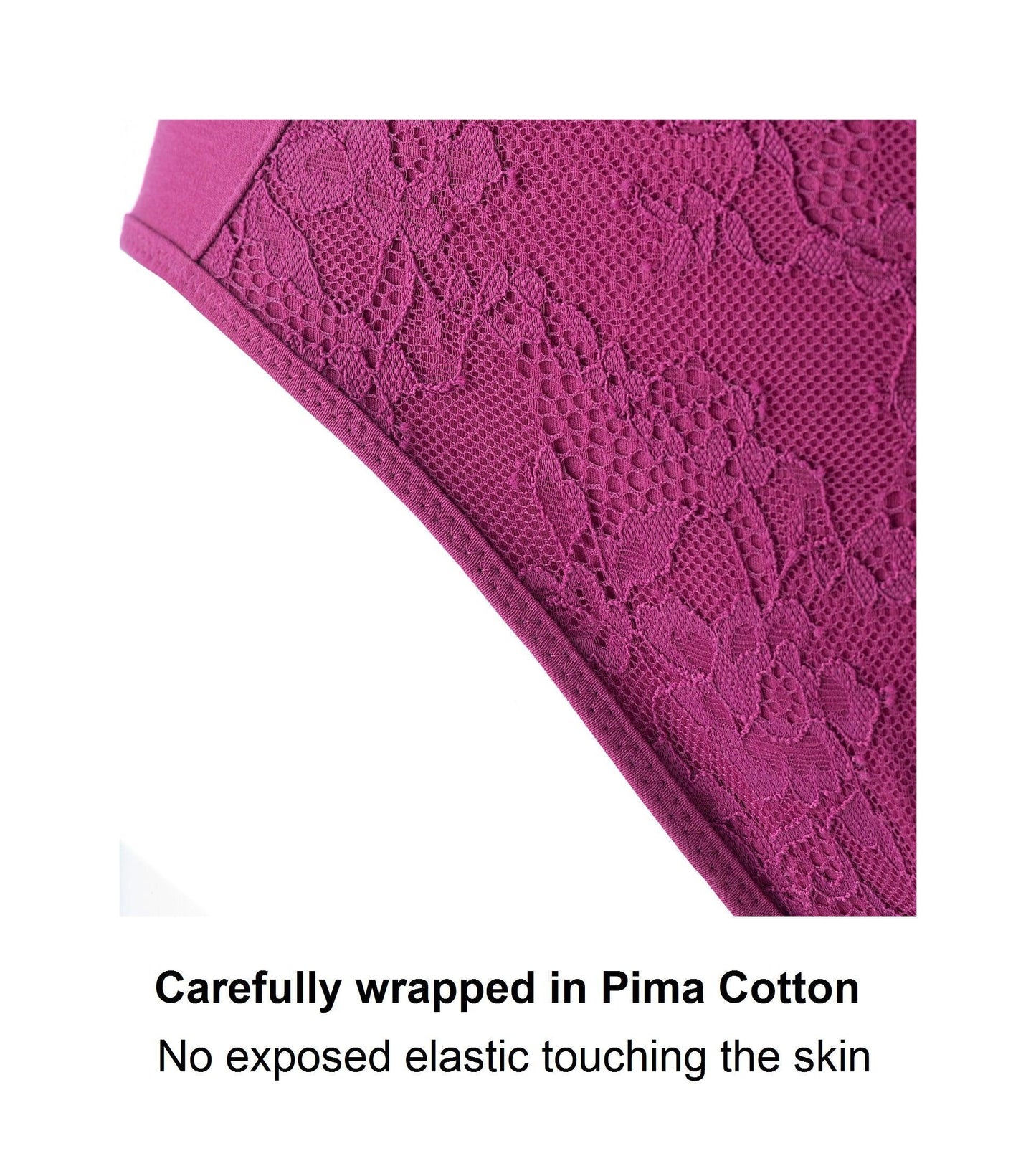 Fuchsia - High Waisted Silk & Organic Cotton Full Brief - Which Mark