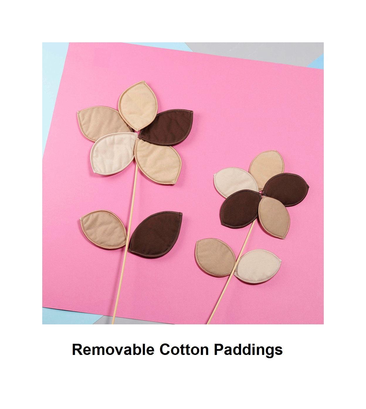 Cocoa-Underwired Silk & Organic Cotton Full Cup Bra with removable - Which Mark