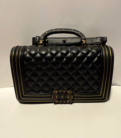 Luxury Crafted Front Flap Bag With Handle - Which Mark