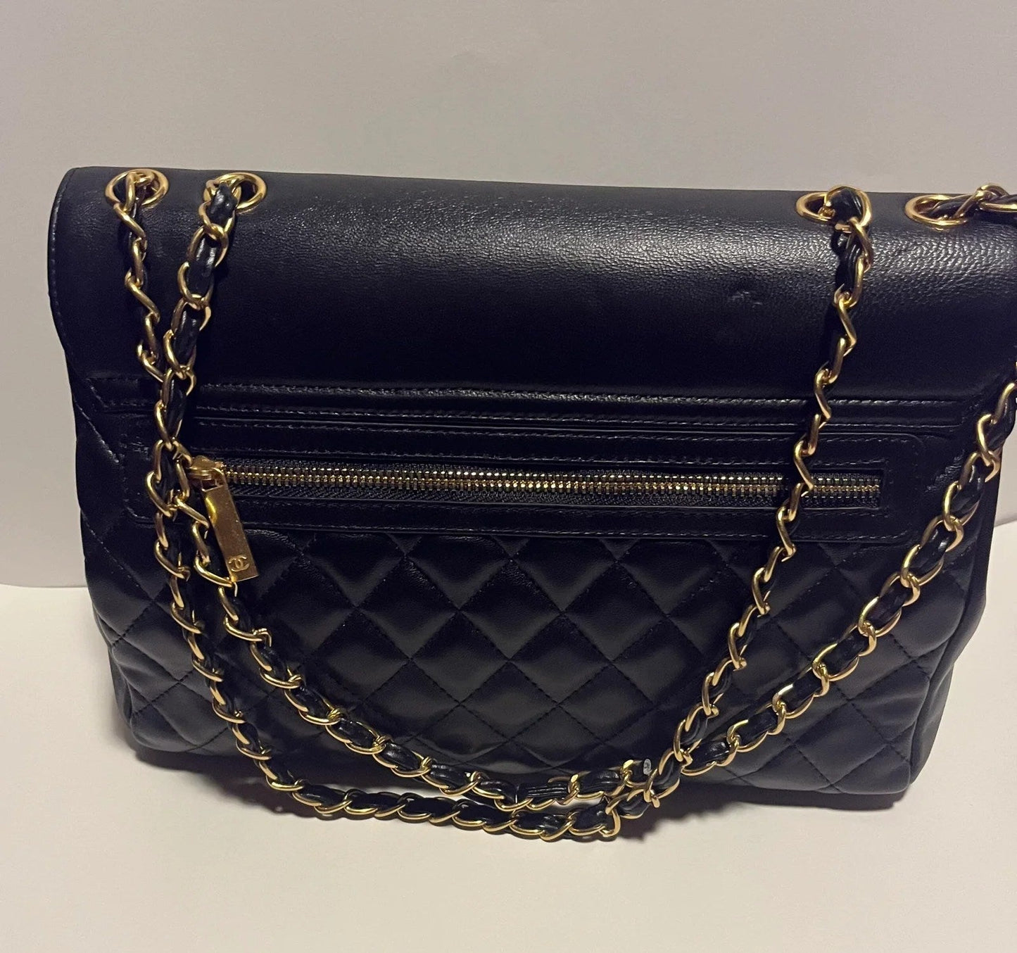 Flap with Top Black Lux Bag - Which Mark