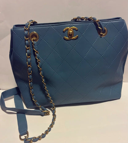 Tote Gold Chain Metal Shoulder Bag - Which Mark