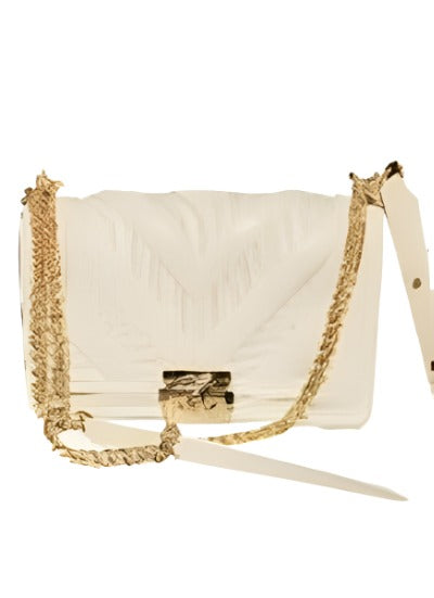 Luxury Chevron Quilted Flap Bag - Which Mark